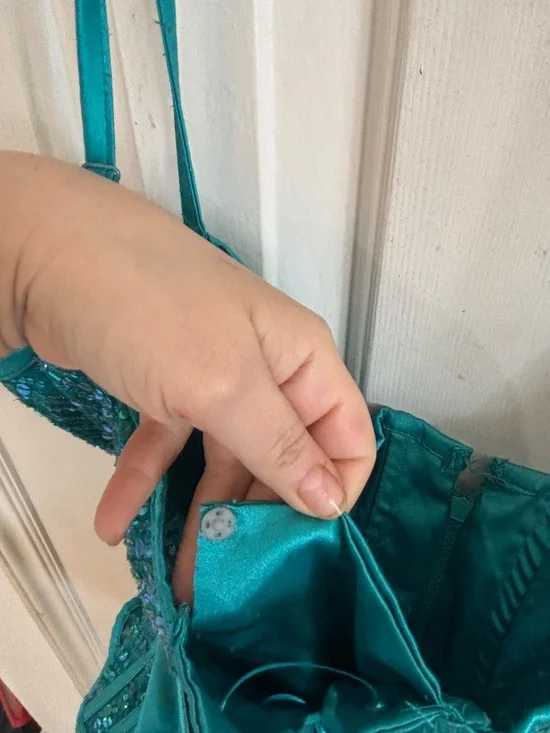 Vintage y2k 90s amazing mermaid like corset bustier * accepting offers - Picture 4 of 9